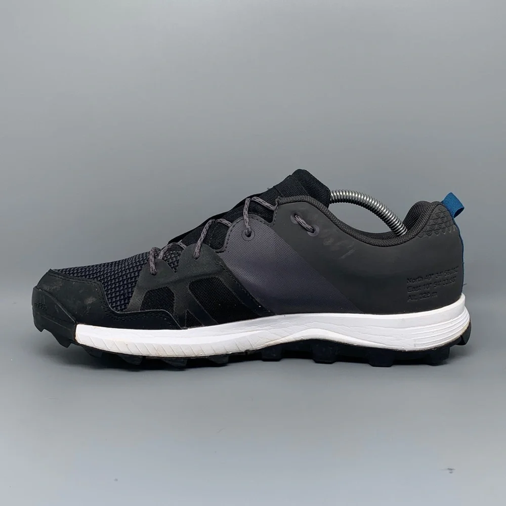 Adidas Kanadia TR8 Cloudfoam Black Blue Trail Running‎ Shoes BB4416 Men’s Sz 11